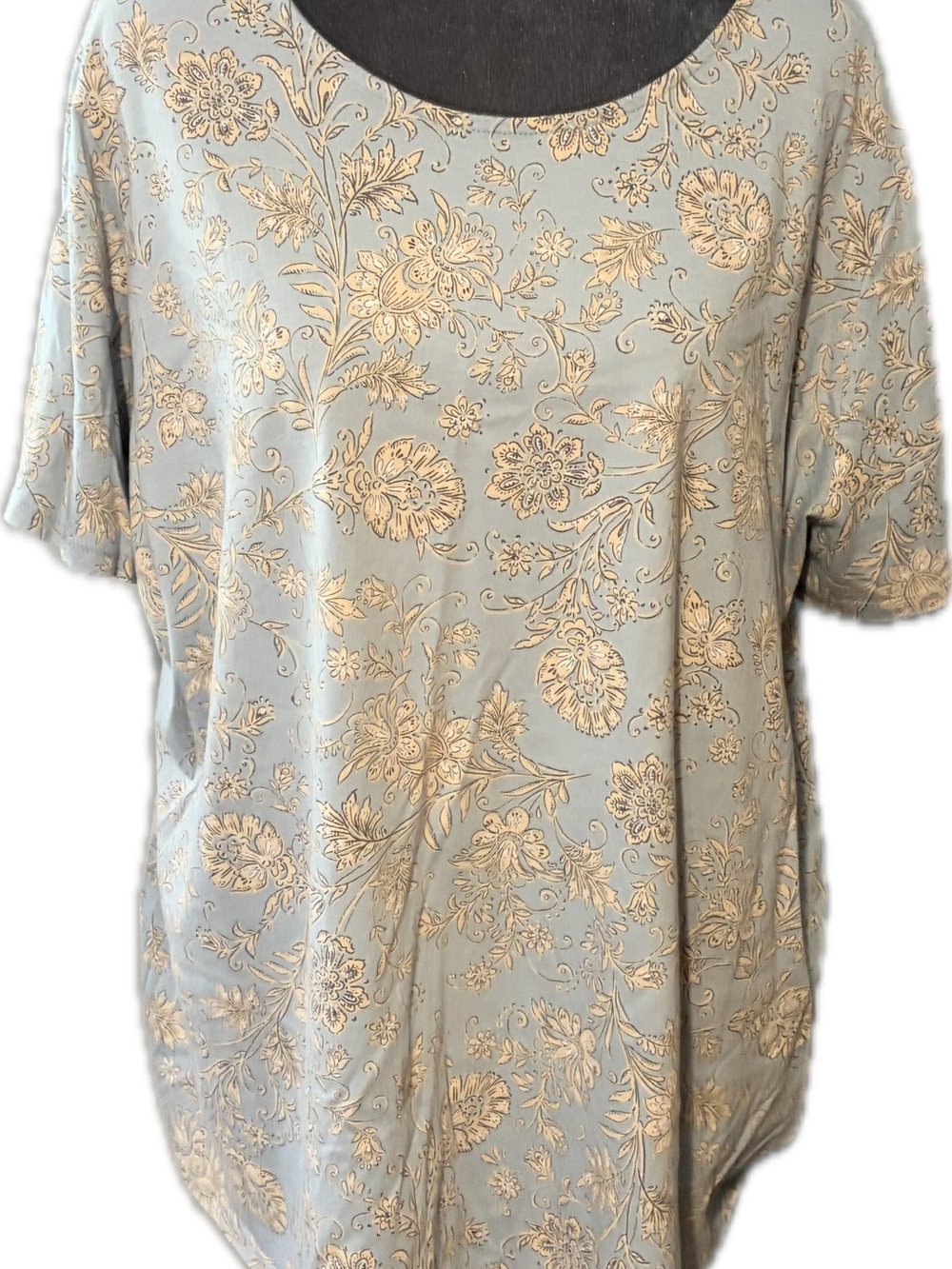 Pure Jill Scoop Neck Elliptical Tee